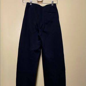 Uniqlo Women U Wide-Fit Curved Jersey Pants, black, size XS